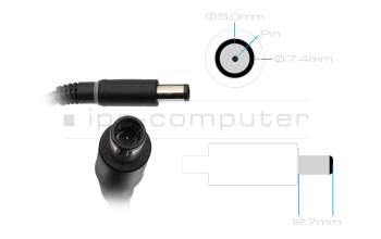 U896K original Dell chargeur 240 watts mince