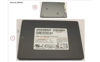 Fujitsu SSD S3 240GB 2.5 SATA (7MM) pour Fujitsu Celsius J580