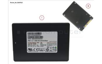 Fujitsu SSD S3 128GB 2.5 SATA/UGS (7MM) pour Fujitsu Esprimo D556