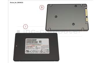 Fujitsu SSD S3 1TB 2.5 SATA (7MM) (BMI ONLY) pour Fujitsu Esprimo P556
