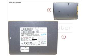 Fujitsu SSD S3 256GB 2.5 SATA (7MM) (OPAL) pour Fujitsu Esprimo P956
