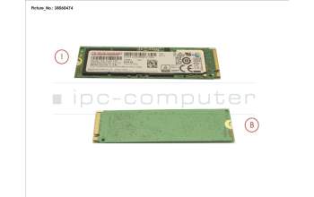 Fujitsu SSD PCIE M.2 2280 1TB PM981 (OPAL) pour Fujitsu Esprimo P558