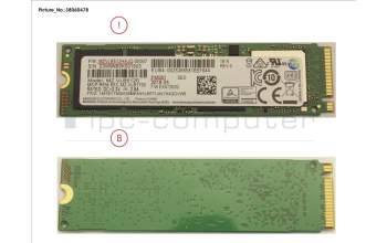 Fujitsu SSD PCIE M.2 2280 512GB PM981 (OPAL) pour Fujitsu Celsius J5010