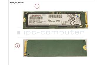 Fujitsu SSD PCIE M.2 2280 256GB pour Fujitsu Esprimo P757