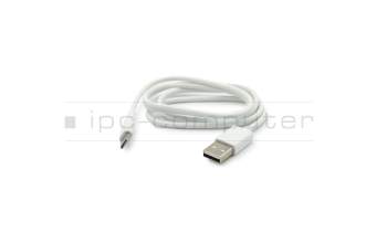 USB-C câble de données / charge blanc 0,85m pour Asus ZenPad 10 (Z0130M)