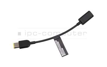 USB-C câble de données / charge noir 0,18m pour Lenovo ThinkPad X1 Carbon 3rd Gen (20BS/20BT)