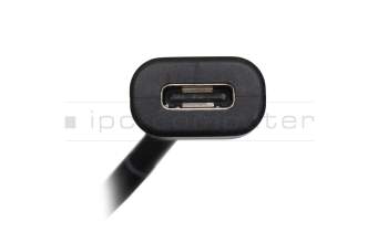 USB-C câble de données / charge noir 0,18m pour Lenovo ThinkPad X1 Carbon 3rd Gen (20BS/20BT)