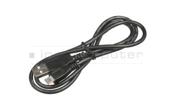 USB câble de données / charge noir 0,80m pour Acer Switch 10 E (SW3-016)