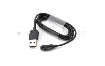 USB câble de données / charge noir original 0,95m pour Asus ZenWatch 2 (Sparrow)