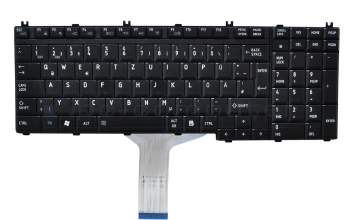 V000140480 original Toshiba clavier DE (allemand) noir