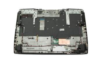 V153162AK1 original Sunrex clavier incl. topcase DE (allemand) noir/noir avec rétro-éclairage