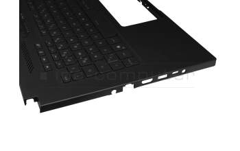 V184626EE3 original Sunrex clavier incl. topcase DE (allemand) noir/noir avec rétro-éclairage