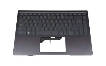 V194222CK4 original Sunrex clavier incl. topcase IT (italien) gris/noir avec rétro-éclairage