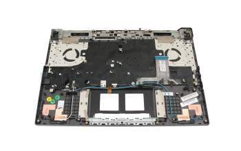 V202826BE3 original Sunrex clavier incl. topcase DE (allemand) noir/anthracite avec rétro-éclairage