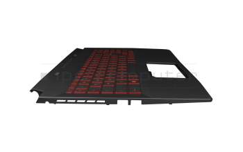 V2032F original MSI clavier incl. topcase DE (allemand) noir/rouge/noir avec rétro-éclairage
