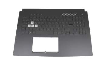 V210846AE1 original Asus clavier incl. topcase UK (anglais) noir/transparent/noir avec rétro-éclairage