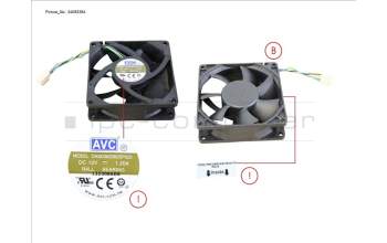 Fujitsu V26815-B116-V117 FAN 80X80X25 AVC ADL GFL