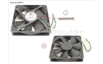 Fujitsu FAN 120X25 PWM pour Fujitsu Celsius M7010X