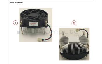 Fujitsu HEATSINK 65W pour Fujitsu Esprimo D538