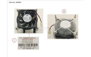 Fujitsu V26898-B1026-V2 HEATSINK