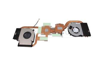 Ventilateur incl. refroidisseur (CPU/GPU) original pour Clevo NH57x