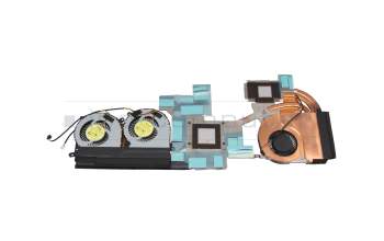 Ventilateur incl. refroidisseur (CPU/GPU) original pour Clevo P67x