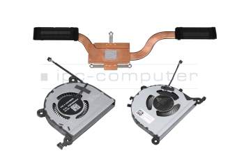 Ventilateur incl. refroidisseur (CPU/GPU) original pour Lenovo Yoga Slim 7-14ARE05 (82A2)