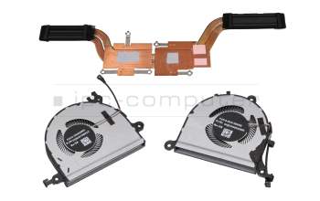 Ventilateur incl. refroidisseur (CPU/GPU) original pour Lenovo Yoga Slim 7-15IIL05 (82AA)