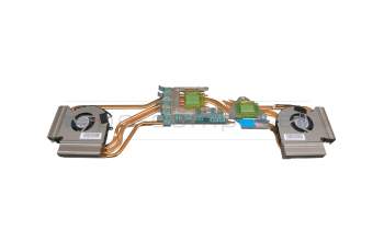 Ventilateur incl. refroidisseur (CPU/GPU) original pour MSI GE73 8RE/8RF (MS-17C5)