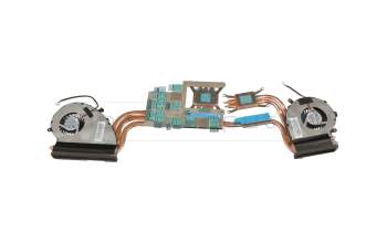 Ventilateur incl. refroidisseur (CPU/GPU) original pour MSI GP72 Leopard 6RD (MS-1799)