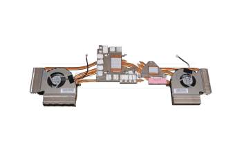 Ventilateur incl. refroidisseur (CPU/GPU) original pour MSI GP75 Leopard 10SFK/10SFSK (MS-17E7)