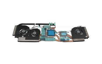 Ventilateur incl. refroidisseur (CPU/GPU) original pour MSI GS65 Stealth 8SD/8SE/8SG/8SF (MS-16Q4)