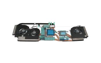 Ventilateur incl. refroidisseur (CPU/GPU) original pour MSI GS65 Stealth 9SD/9SE/9SF/9SG (MS-16Q4)