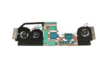 Ventilateur incl. refroidisseur (CPU/GPU) original pour MSI GS75 Stealth 9SE/9SD/9SF/9SG (MS-17G1)