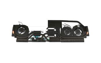 Ventilateur incl. refroidisseur (CPU/GPU) original pour MSI P75 Creator 8SD/8SE/8SF (MS-17G1)