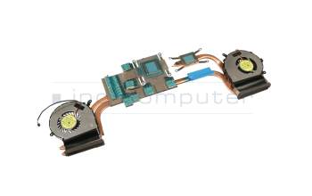 Ventilateur incl. refroidisseur (CPU/GPU) pour MSI GE62 2QE/2QF (MS-16J1)