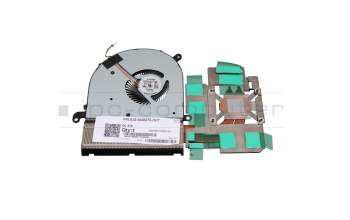 Ventilateur incl. refroidisseur (GPU) original pour MSI PS63 Modern 8M/8RC/8RD/8SC (MS-16S1)