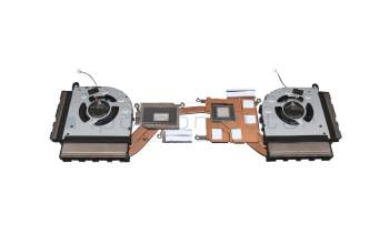 Ventilateur incl. refroidisseur (GPU/CPU) original pour Lenovo Legion Y730-15ICH (81HD)