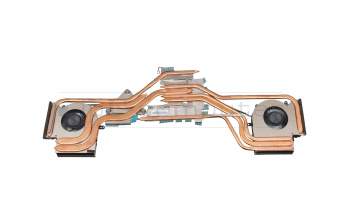 Ventilateur incl. refroidisseur (GPU/CPU) original pour MSI WE73 8SK (MS-17C5)