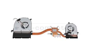 Ventilateur incl. refroidisseur (UMA/CPU) original pour MSI Modern 15 A10RAS/A10RB/A10RBS (MS-1551)