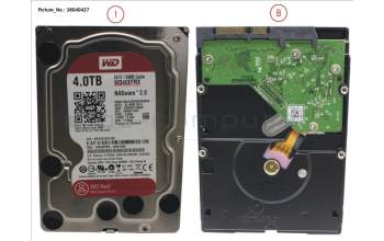 Fujitsu HDD 4TB WD RED FOR NAS pour Fujitsu Celvin NAS Q805