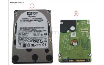 Fujitsu WDC:WD5000BHTZ-AF HDD 500GB SATA S3 10K 2.5\' 4K-AF