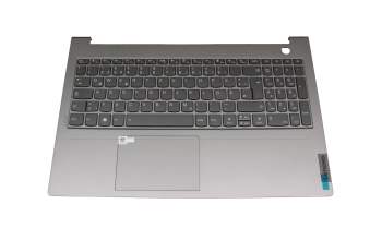 WKH04K original Lenovo clavier incl. topcase DE (allemand) gris/gris avec rétro-éclairage