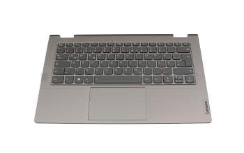 WKH08K original Lenovo clavier incl. topcase DE (allemand) anthracite/gris avec rétro-éclairage avec compartiment pour stylo intelligent