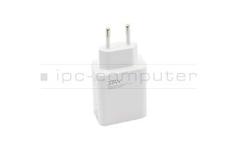 Xiaomi Mi Play original Chargeur USB-C 33 watts EU wallplug blanc (Charging Combo Type-A)