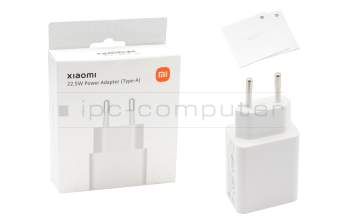 Xiaomi Redmi 8 original Chargeur USB 22,5 watts EU wallplug blanc (Charging Combo Type A) (sans câble)