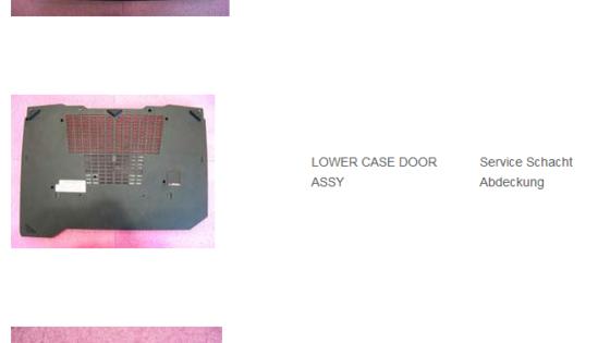 Das MSI Notebook Ersatzteil W&ouml;rterbuch