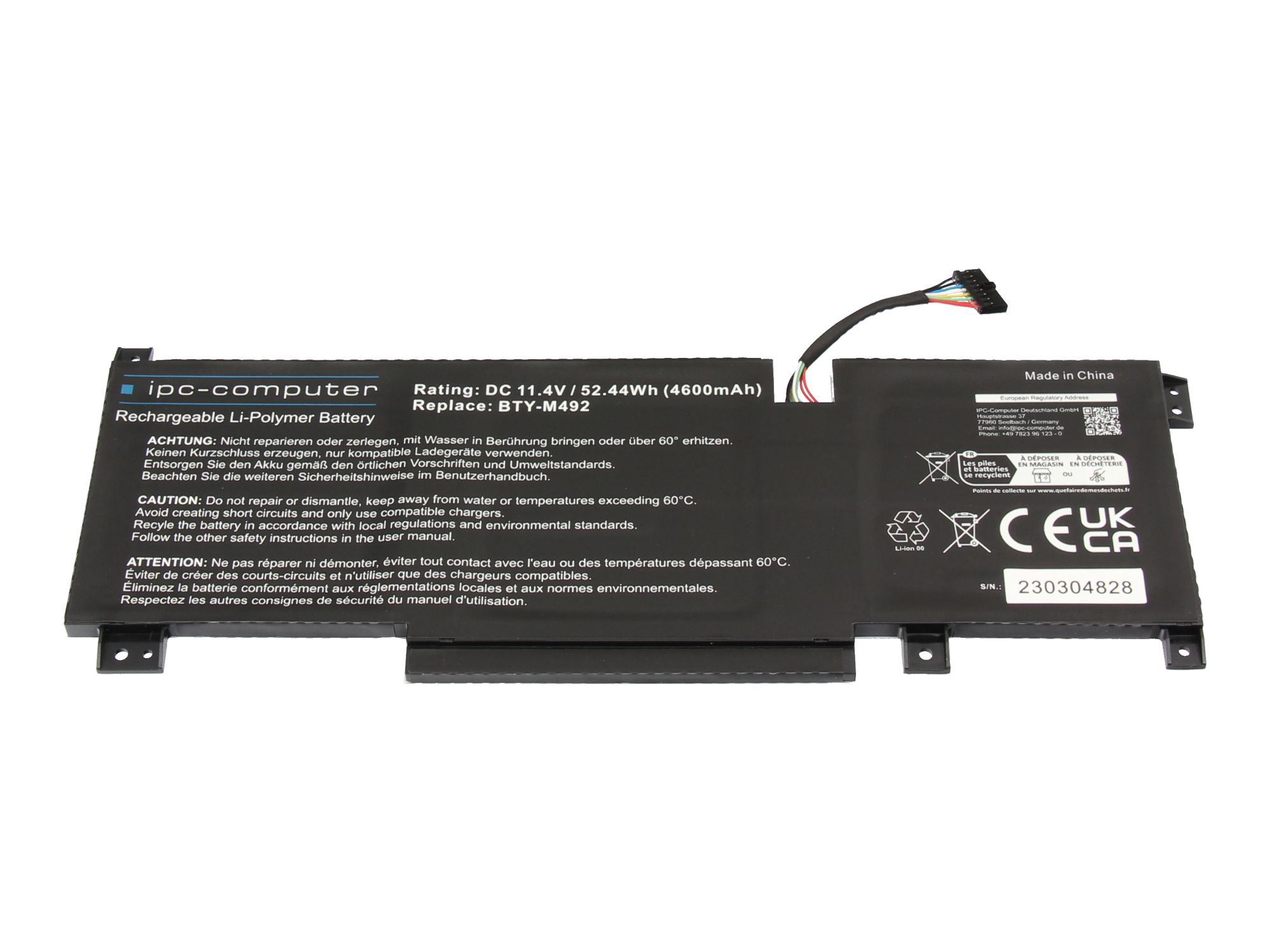 Informationen zur Produktsicherheit