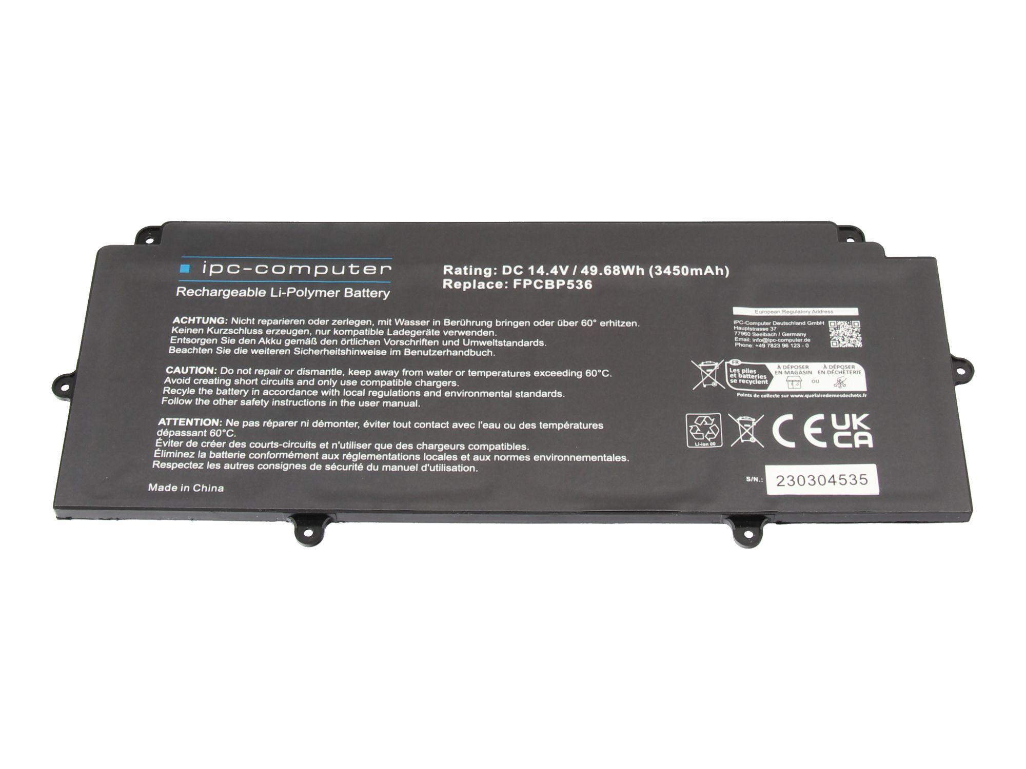 Informationen zur Produktsicherheit