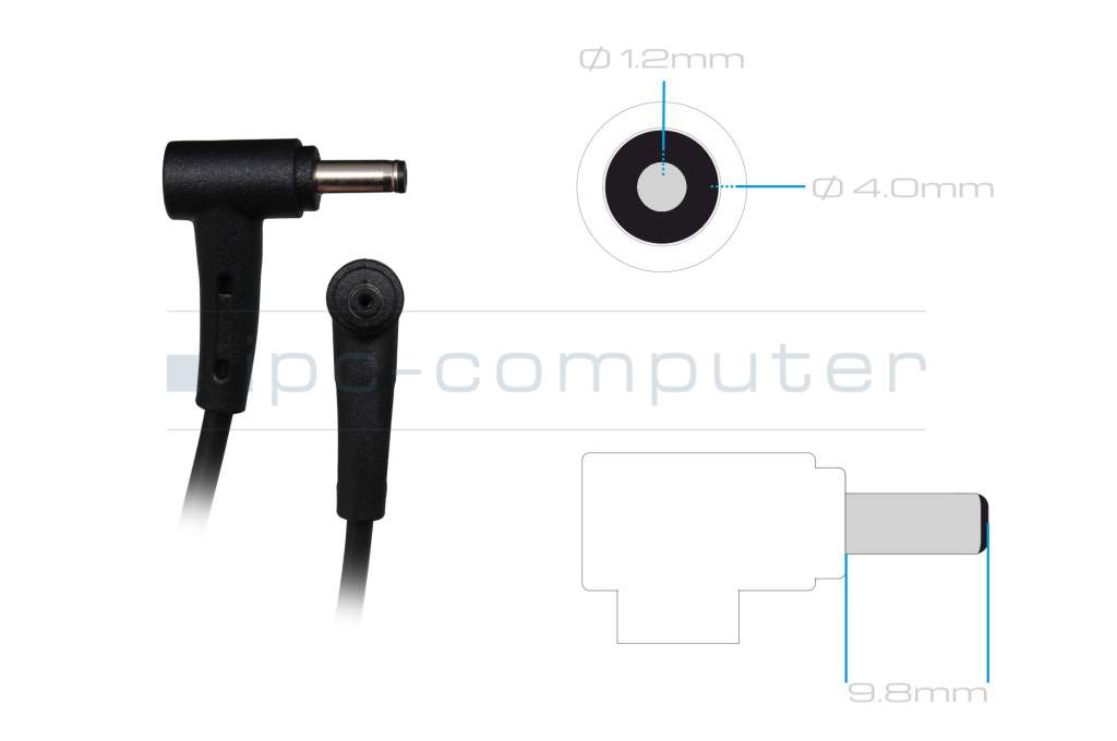 0A001-00692500 original Asus chargeur 45 watts EU wallplug normal